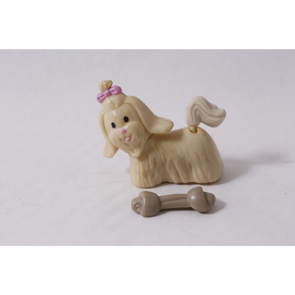 Japanese Dot Eye 1990s Kenner Littlest Pet Shop Shih Tzu Puppy Vintage Toy